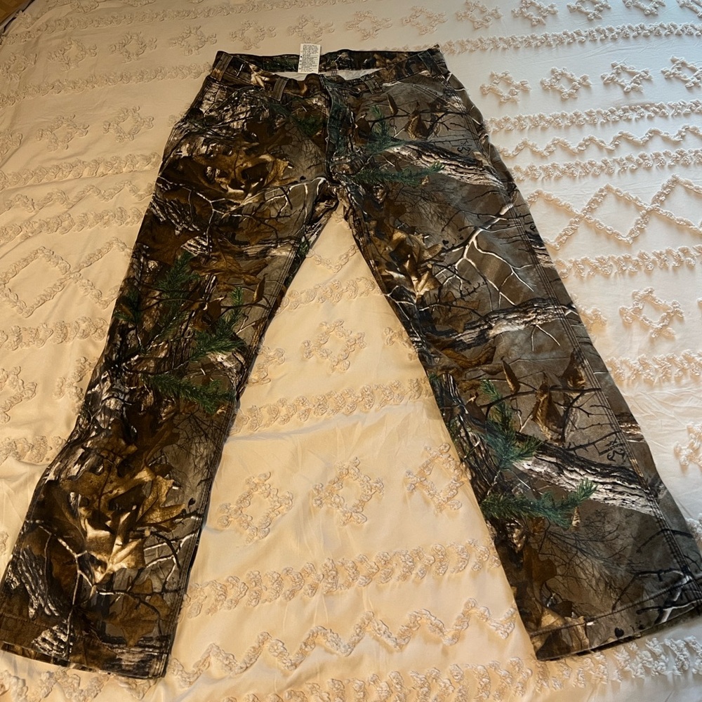 Carhartt Relaxed Brown and Green Jeans